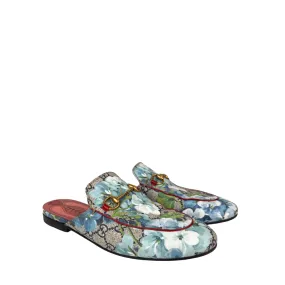 Gucci Floral Supreme Princetown Mules - Size 37