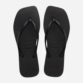 Havaianas Slim Square Flip Flops - Black