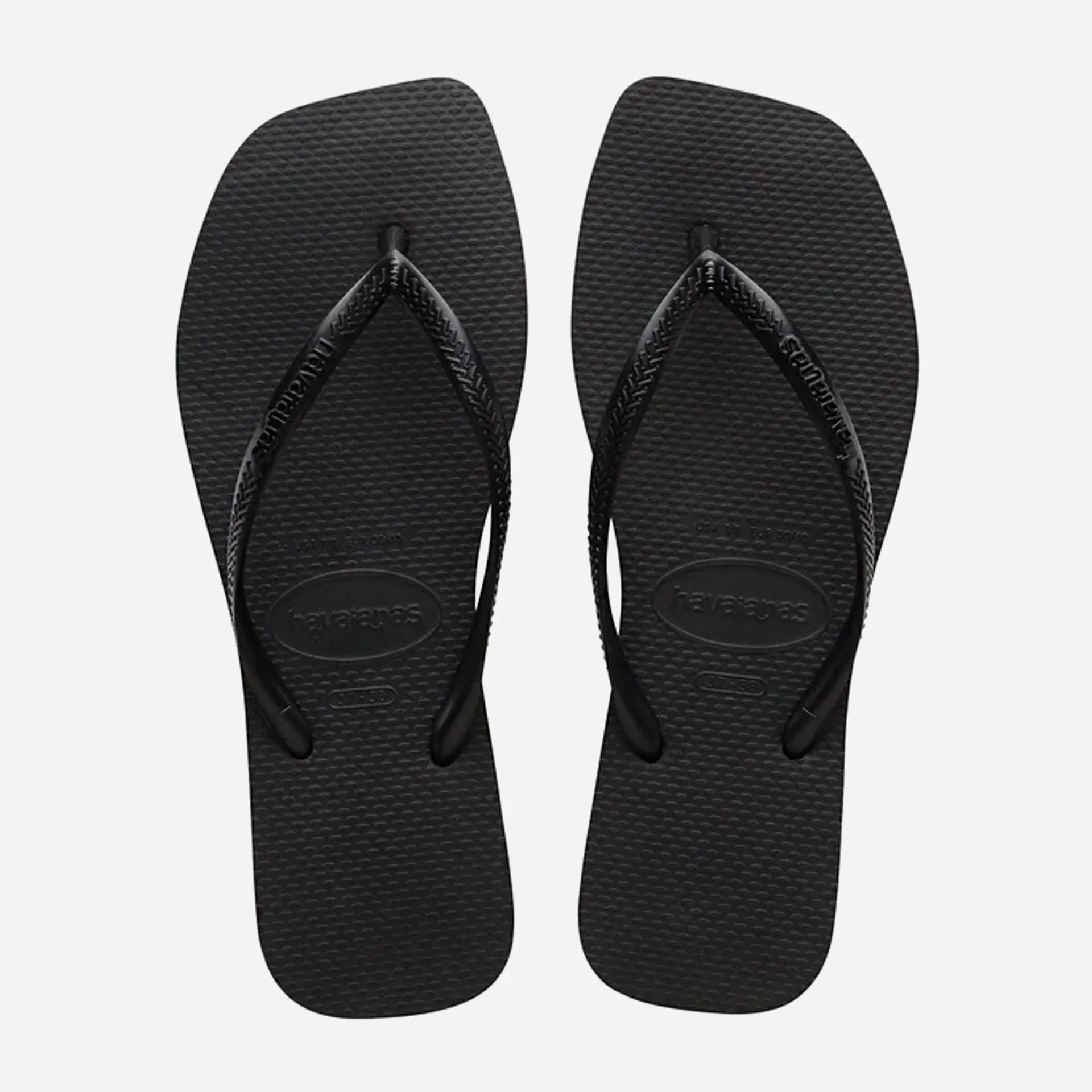 Havaianas Slim Square Flip Flops - Black