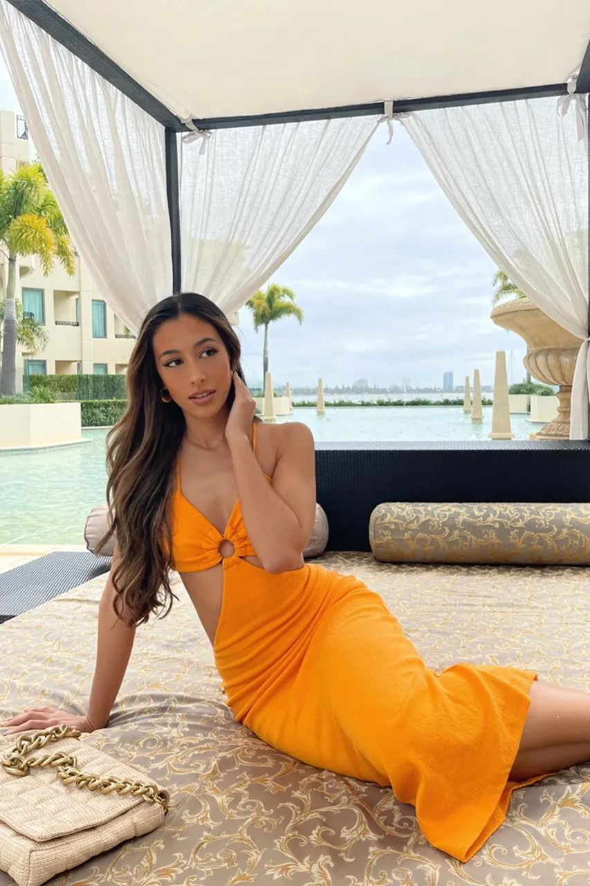 HULA DRESS - ORANGE