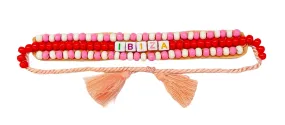 IBIZA  BEADS BRACELET  ORANGE MULTICOLOR