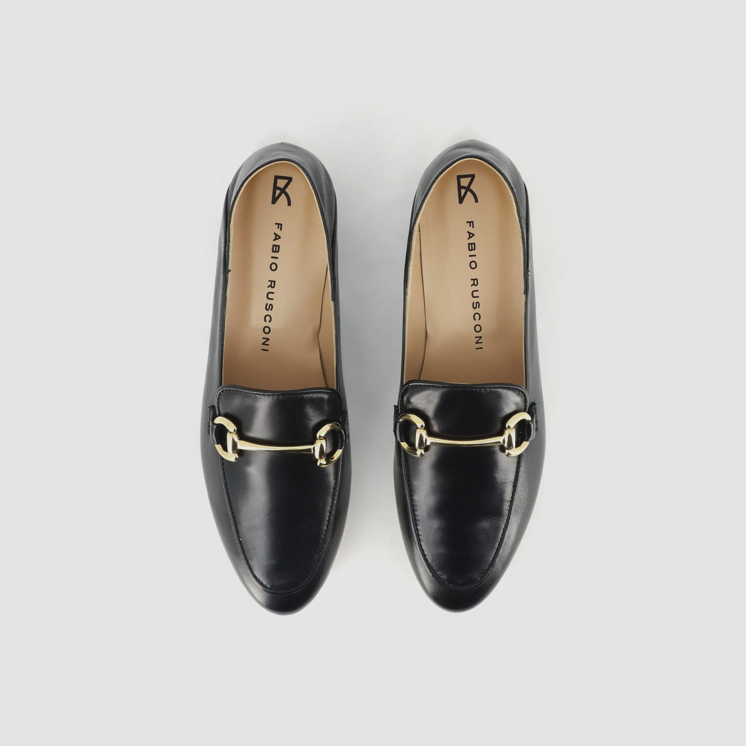 Isidora Black Nappa Loafers