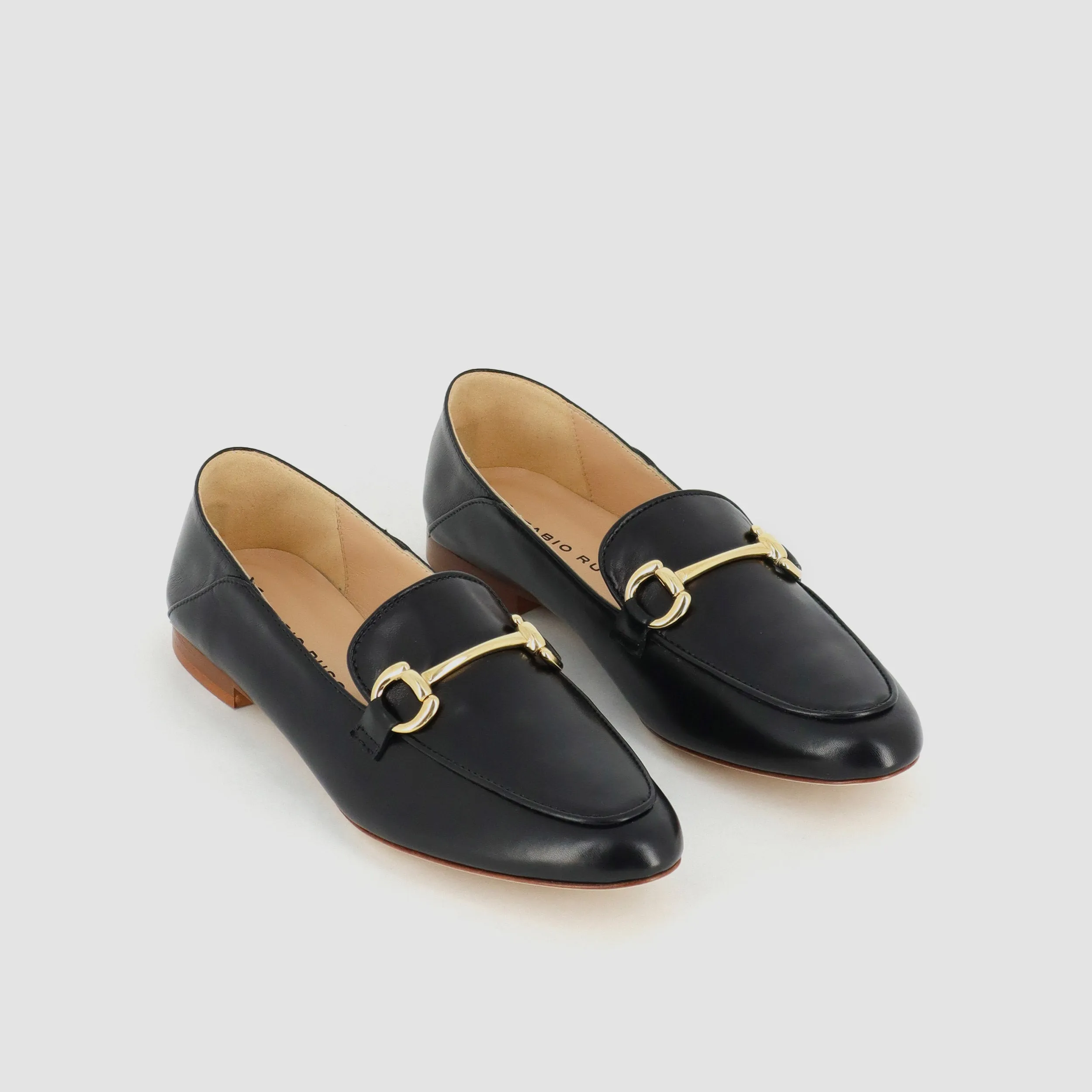 Isidora Black Nappa Loafers