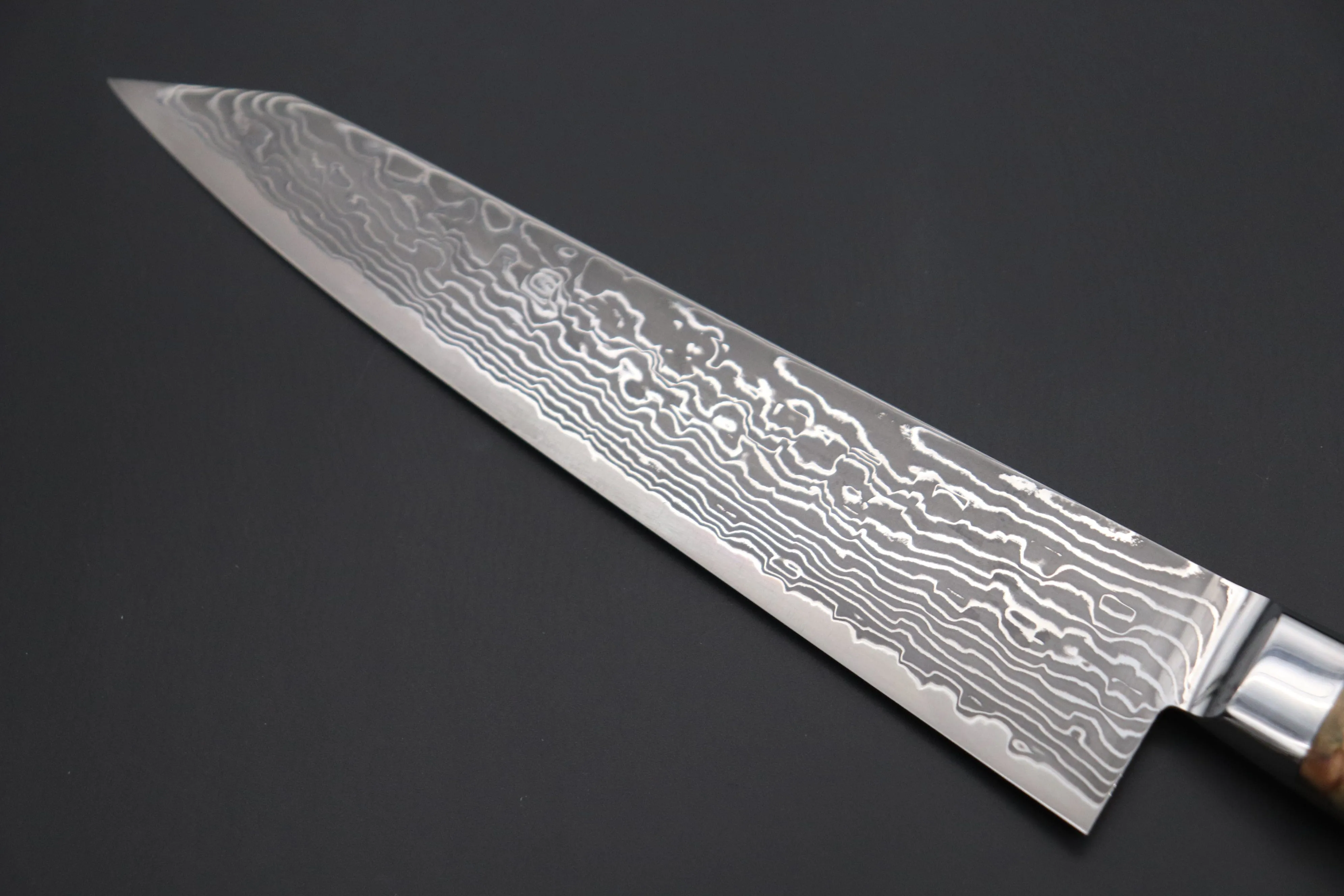 JCK Original Kagayaki NOVEL- Limited Edition Custom R-2 Damascus Series KNLTD-73 Kiritsuke-Gyuto 200mm (7.8 inch, Forged Blade)