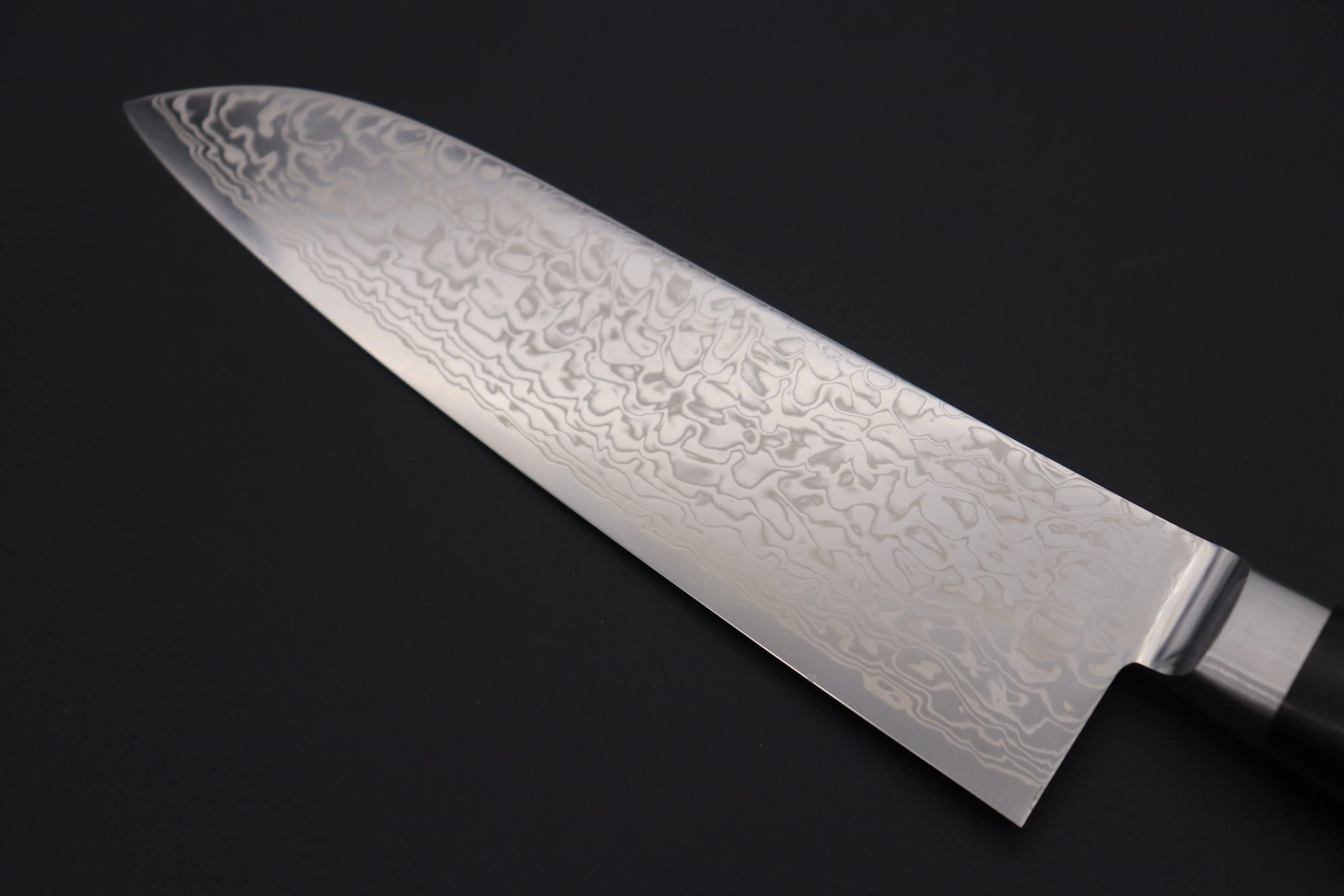 JCK Original Kagayaki R-2 Damascus Series KGRP-2 Santoku 175mm (6.8inch, Polished Blade)