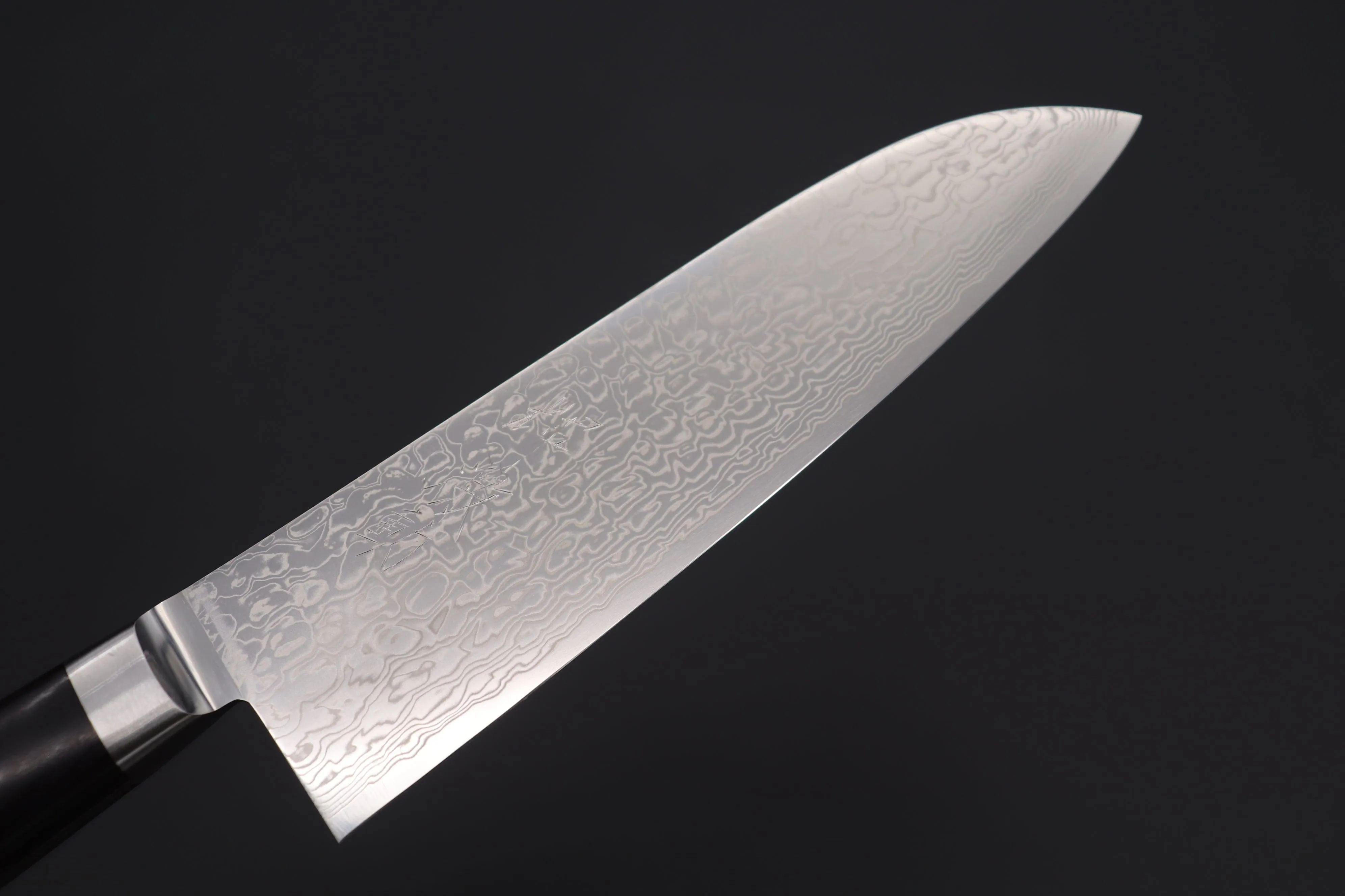 JCK Original Kagayaki R-2 Damascus Series KGRP-2 Santoku 175mm (6.8inch, Polished Blade)