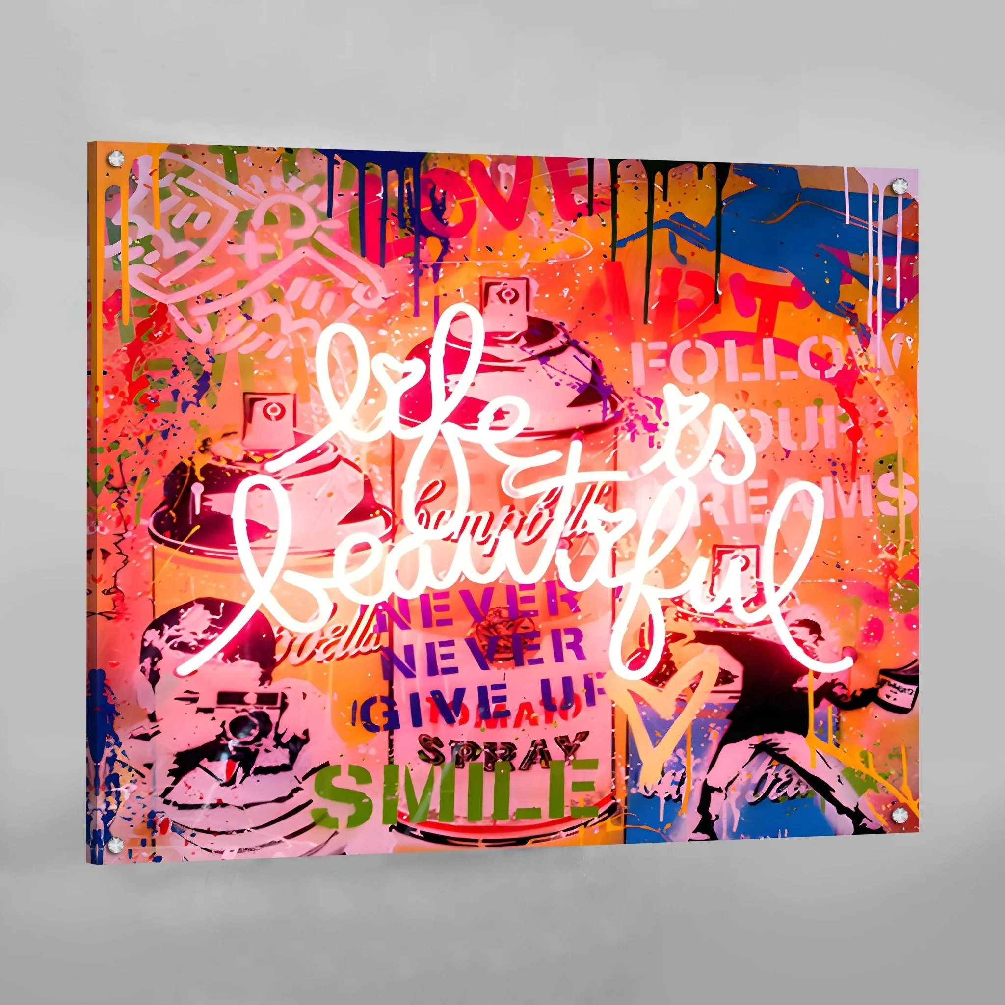 Life Is Beautiful Canvas Wall Art