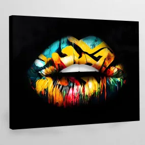 Lips Canvas Painting