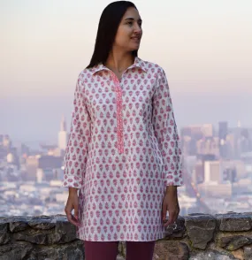 MadhuriMotif Block Print Shirt Tunic