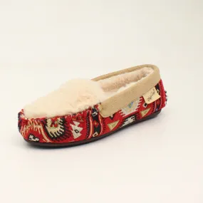 M&F 5727104 Blazin Roxx Noelle Fur Moccasin Slippers