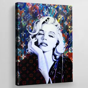 Marilyn Monroe Graffiti Wall Art