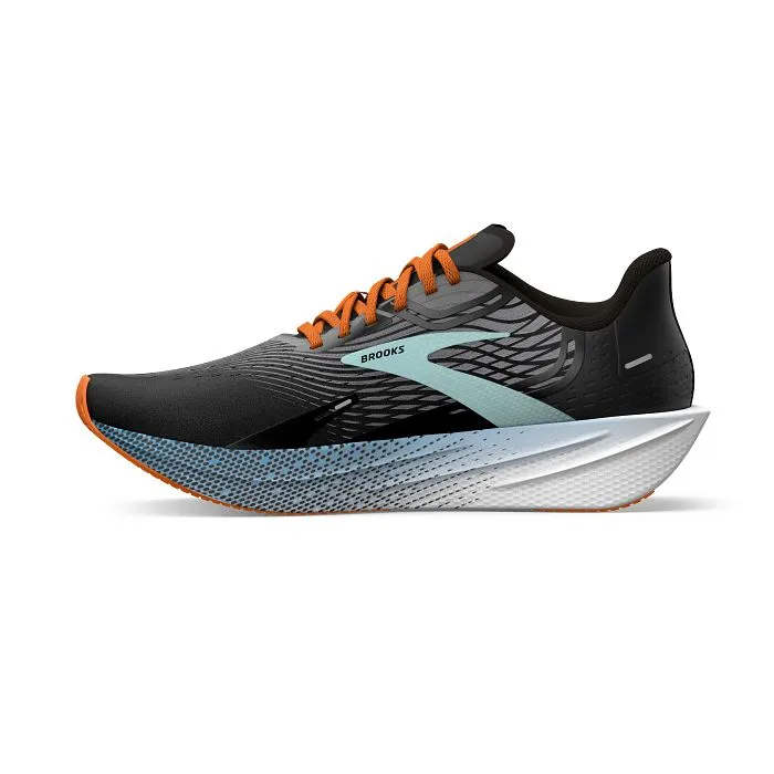 Mens Brooks Running Hyperion Max in Black/Grey/Orange Clown Fish