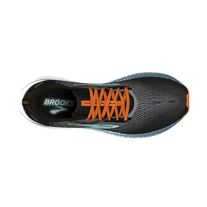 Mens Brooks Running Hyperion Max in Black/Grey/Orange Clown Fish