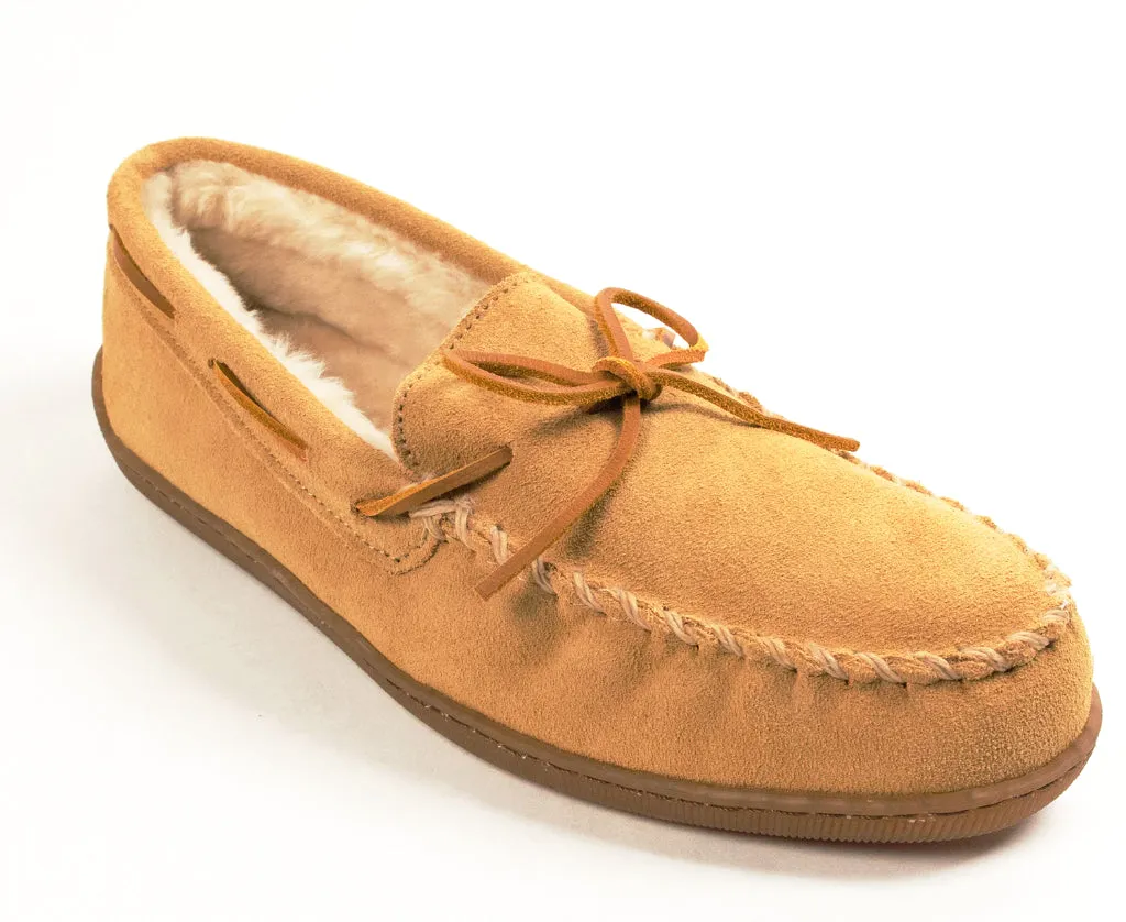 Minnetonka Men's Pile Lined Hardsole Slipper