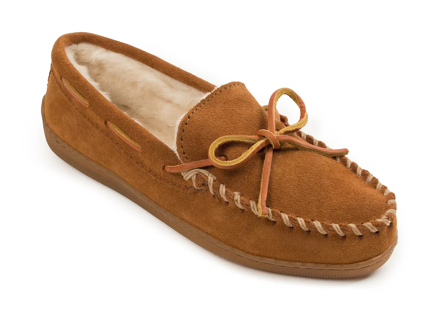 Minnetonka Women's Pile Lined Hardsole Slipper