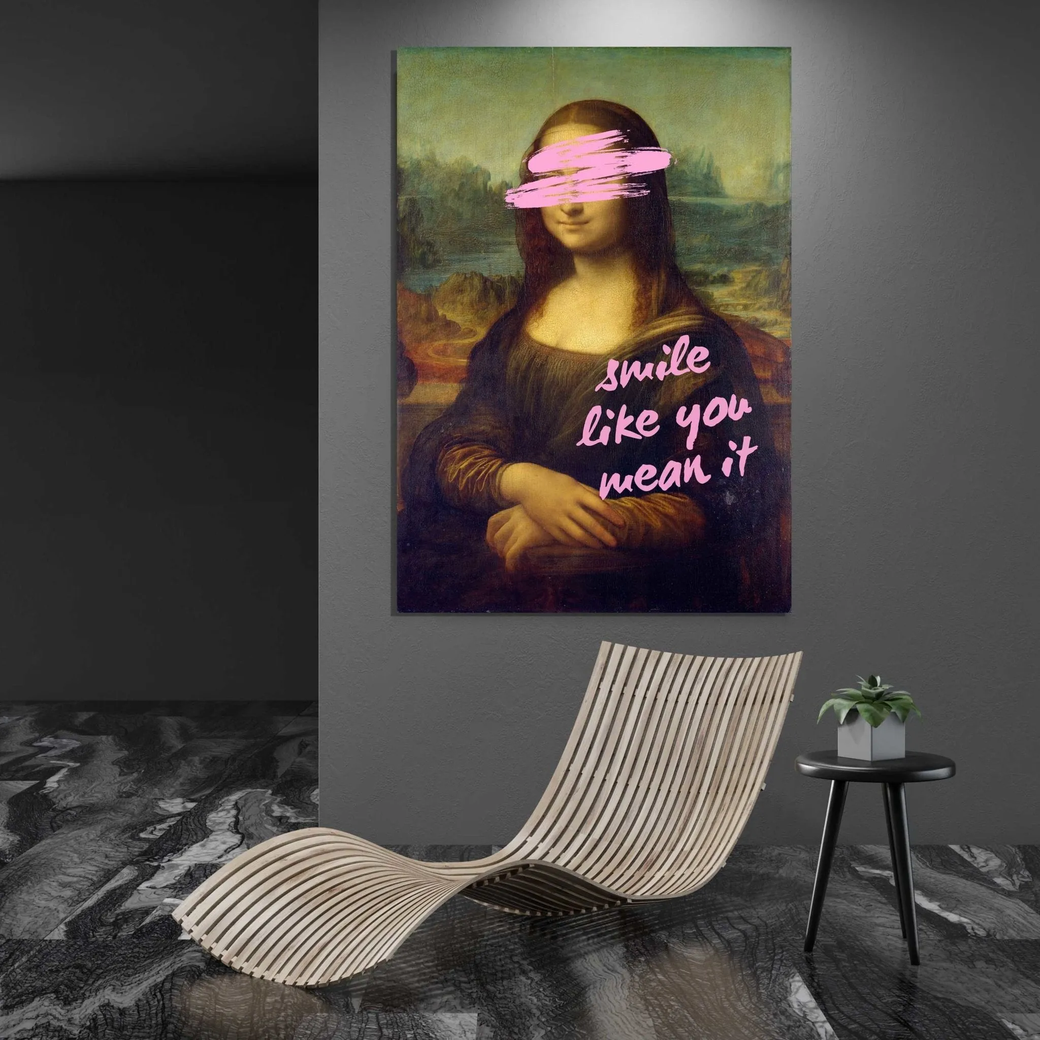 Modern Mona Lisa Wall Art