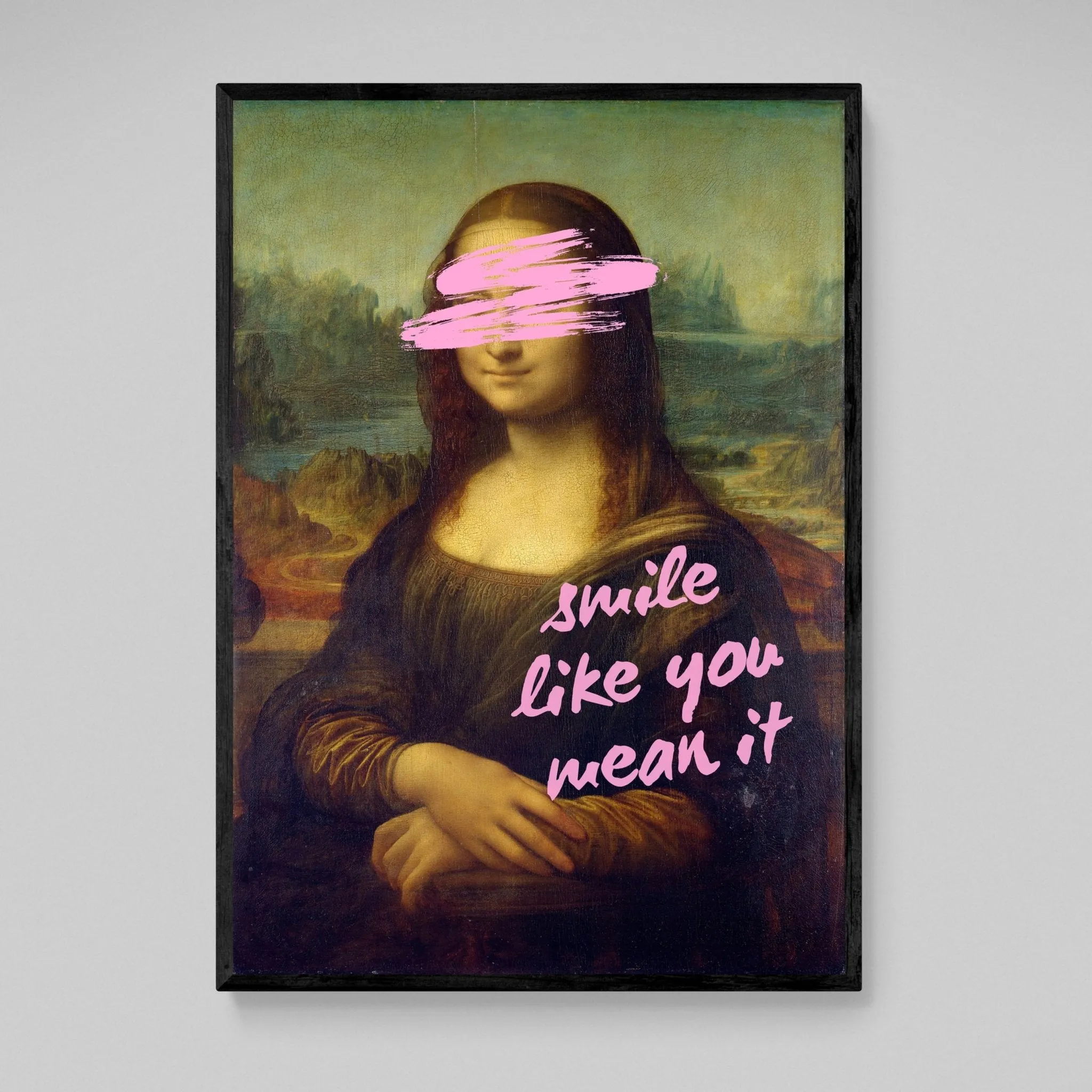 Modern Mona Lisa Wall Art