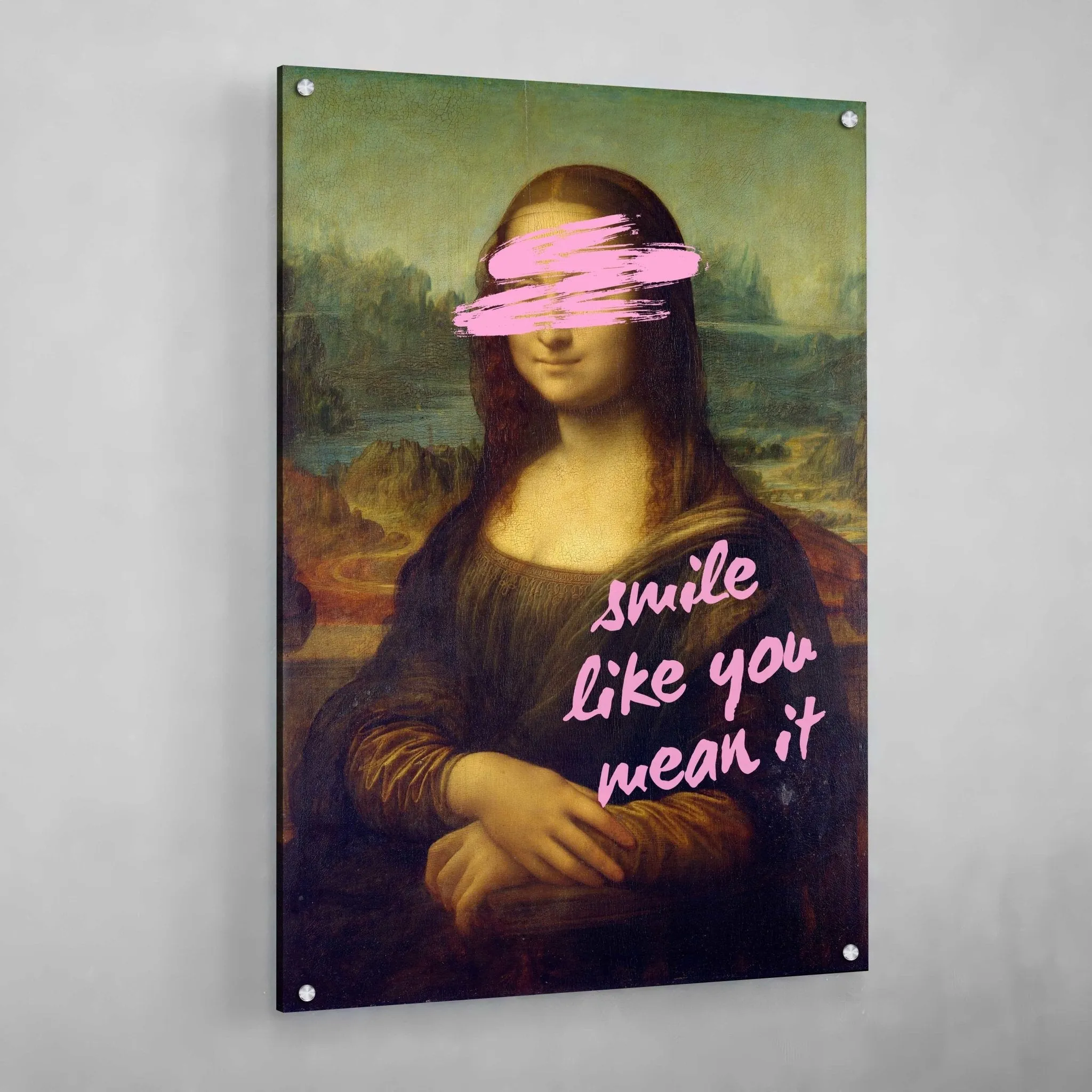 Modern Mona Lisa Wall Art