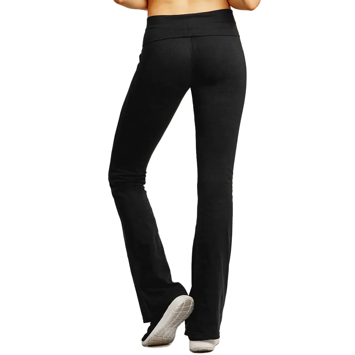 MOPAS LADIES YOGA PANTS (YP1000_BLACK)