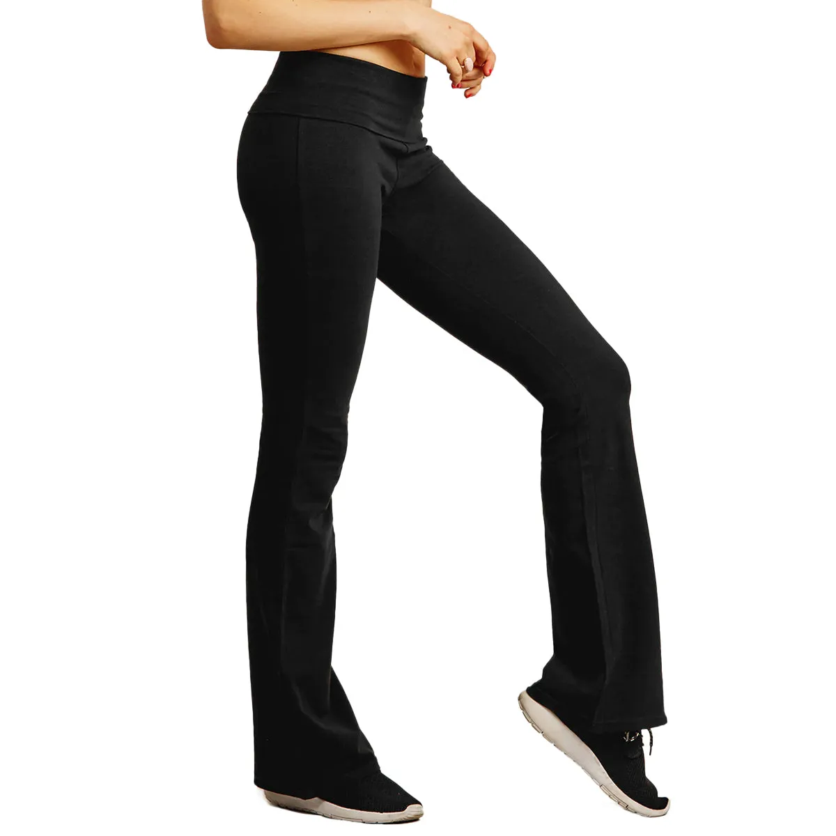 MOPAS LADIES YOGA PANTS (YP1000_BLACK)