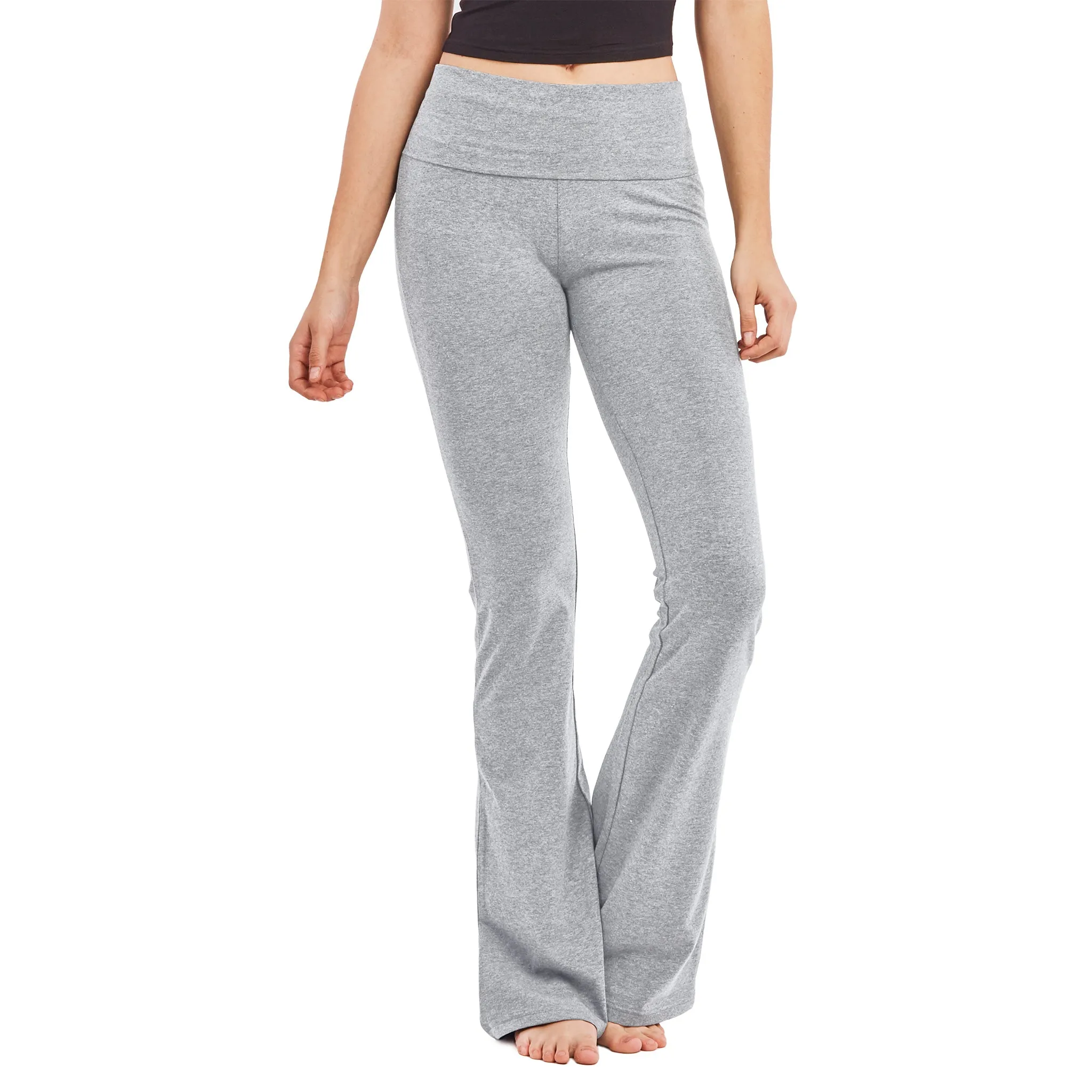 MOPAS LADIES YOGA PANTS (YP1000_H.GRY)