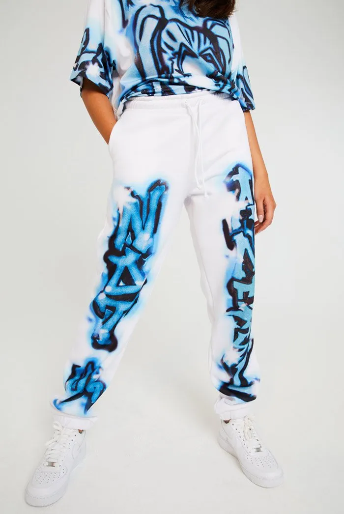 Not Your Angel Graffiti Print Joggers