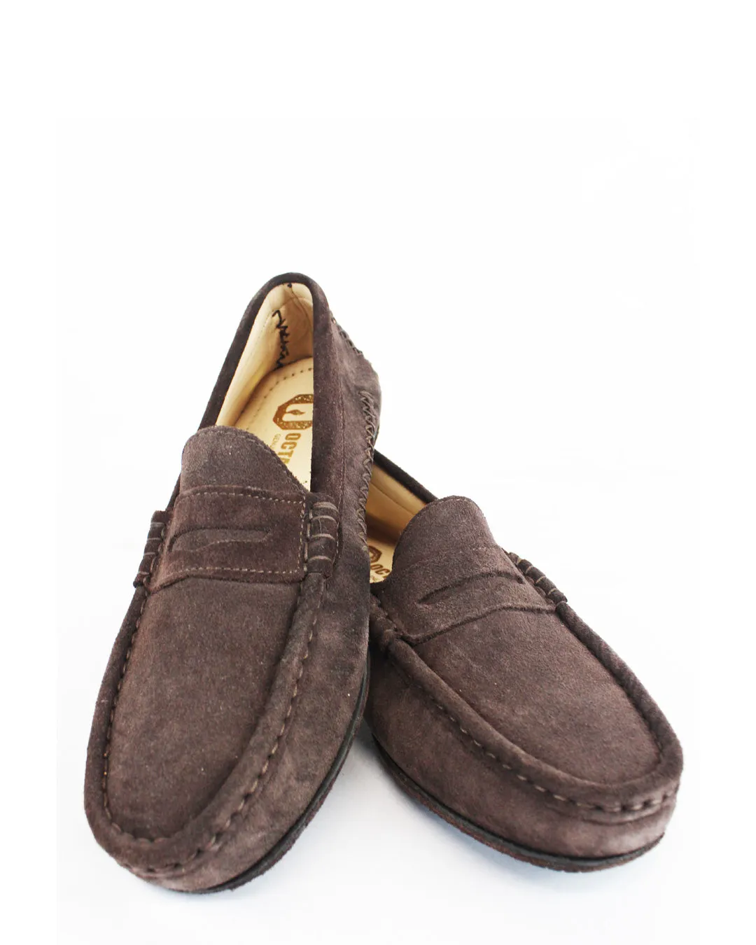 OCTANE Brown Suede Slip On