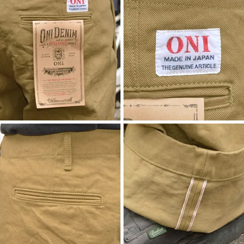 ONI DENIM "777-BRD" British Drill Wide Trousers