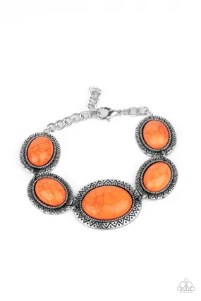 Paparazzi MESA Time Zone - Orange Bracelet