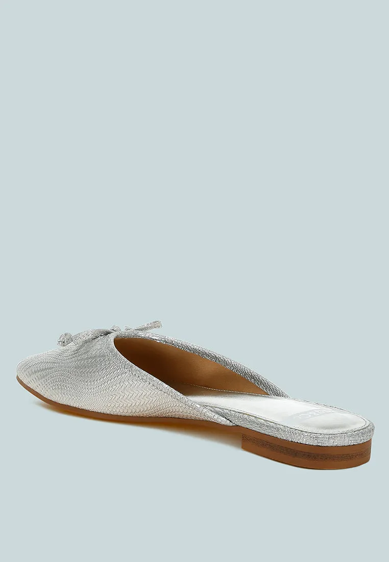 Party Bow Slip-On Mules by RUW