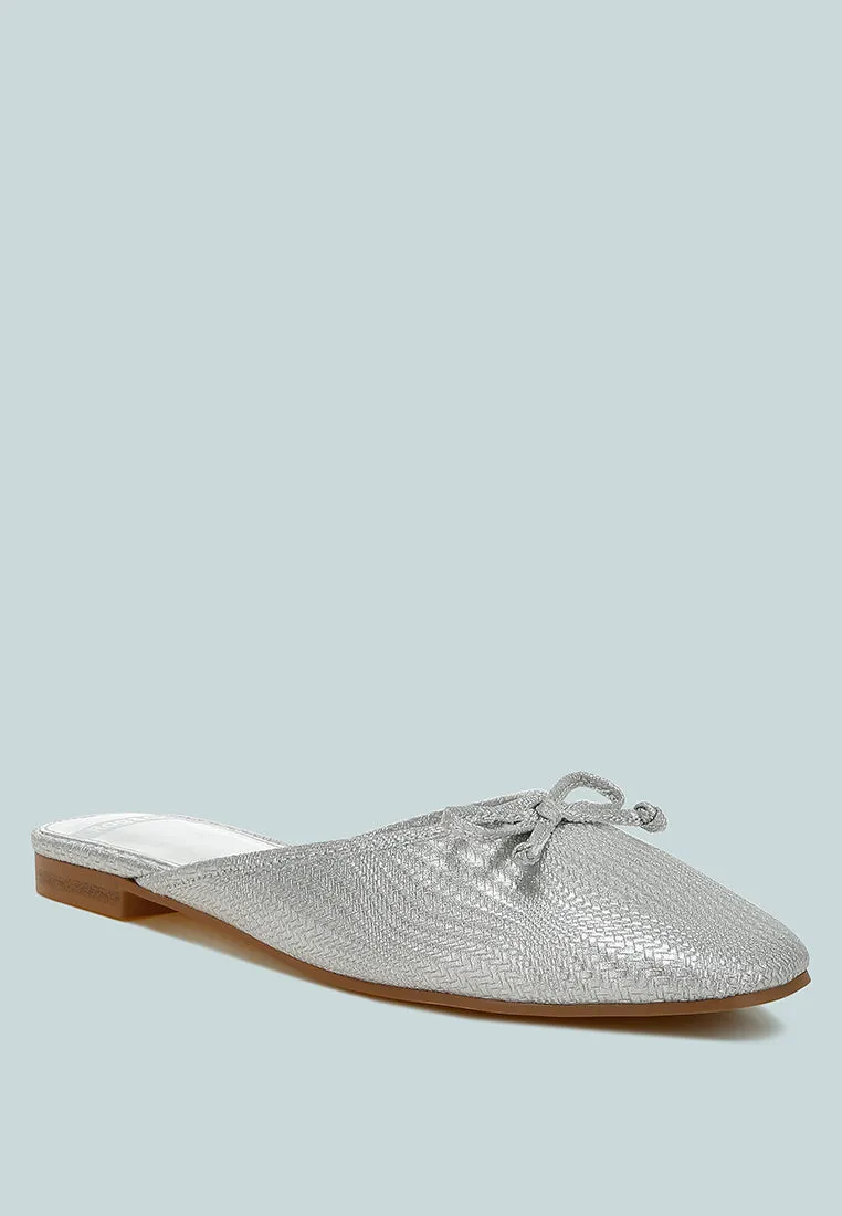 Party Bow Slip-On Mules by RUW