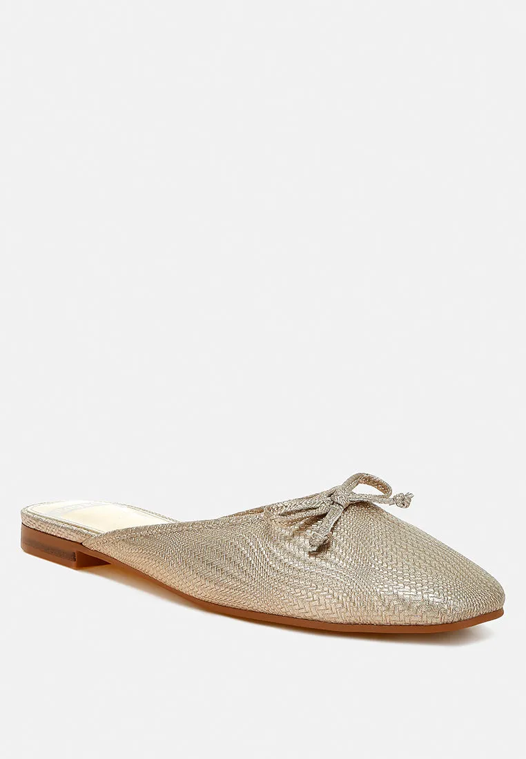 Party Bow Slip-On Mules by RUW