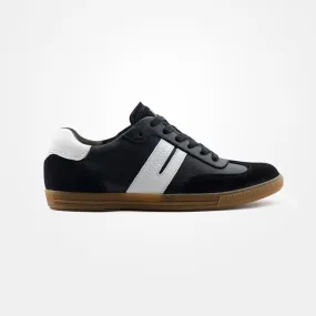 Paul Green Black White Leather Trainer 5350