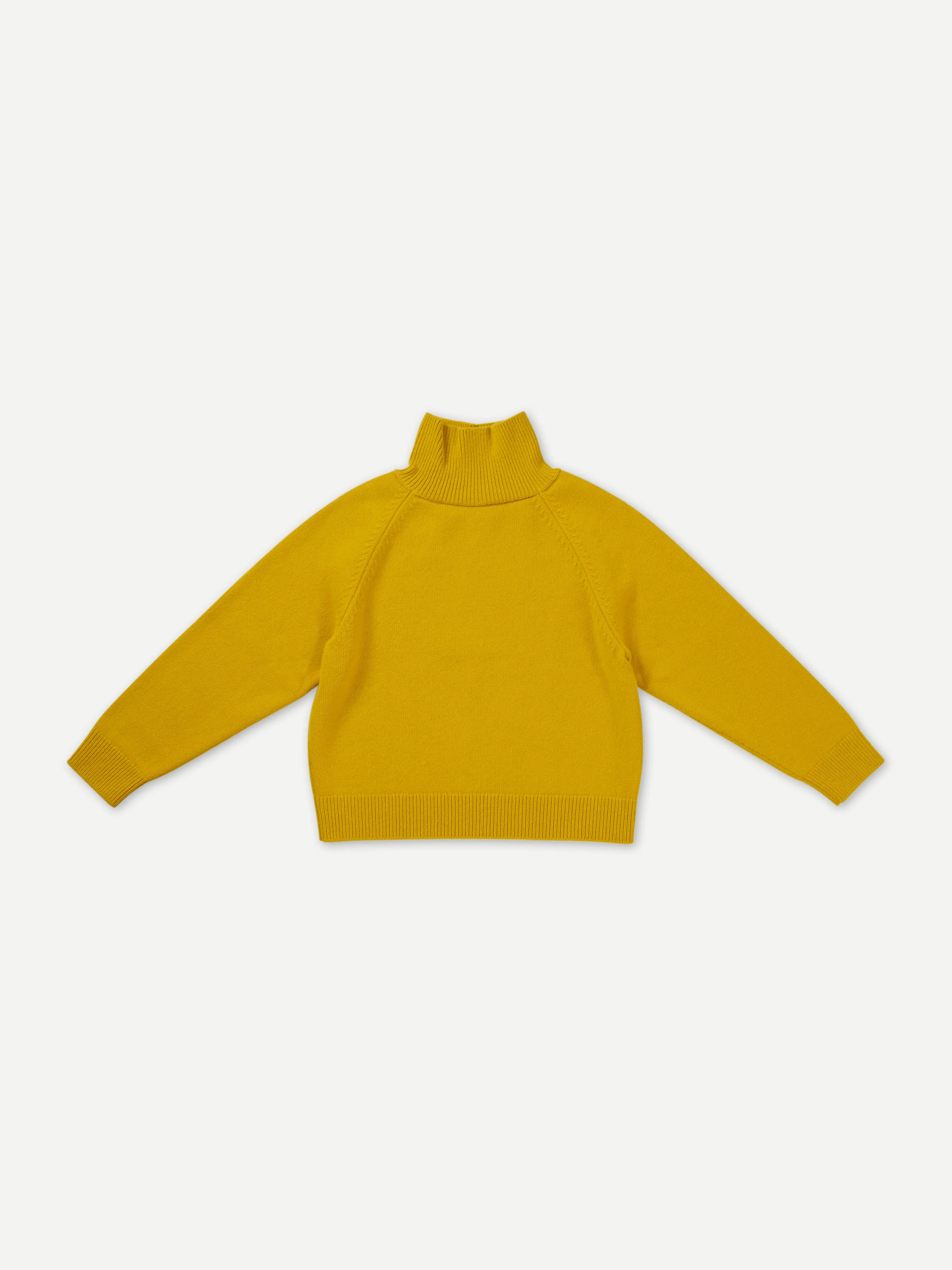 PLAIN FELTED JUMPER TURMERIC