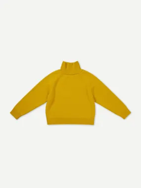 PLAIN FELTED JUMPER TURMERIC