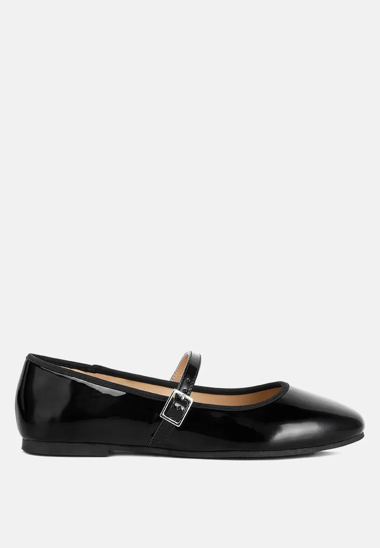 Posy Classic Mary Jane Flats