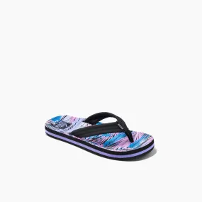 Reef Palm Fronds Ahi Children's Sandal