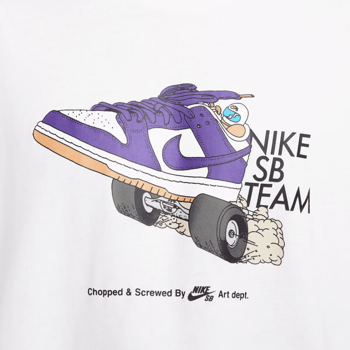 SB Dunk Team Tee 'White'