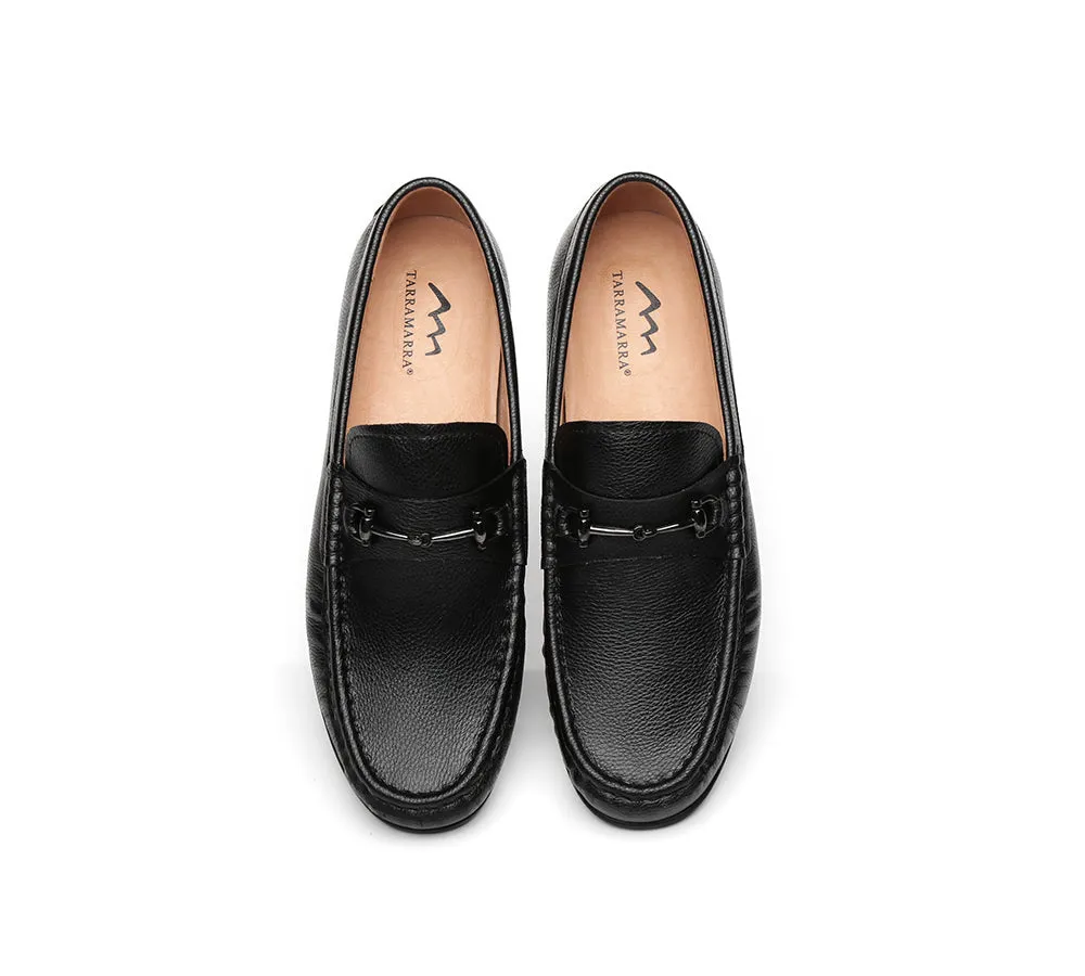 TARRAMARRA® Men Leather Black Loafers Colin