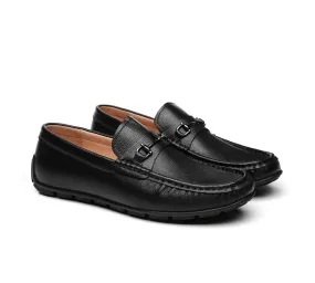 TARRAMARRA® Men Leather Black Loafers Colin