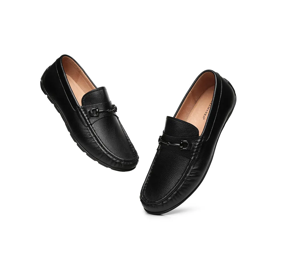 TARRAMARRA® Men Leather Black Loafers Colin