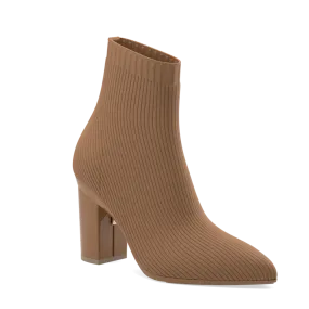 The Bootie - Whiskey Knit   Block Heel Kit 4 Whiskey