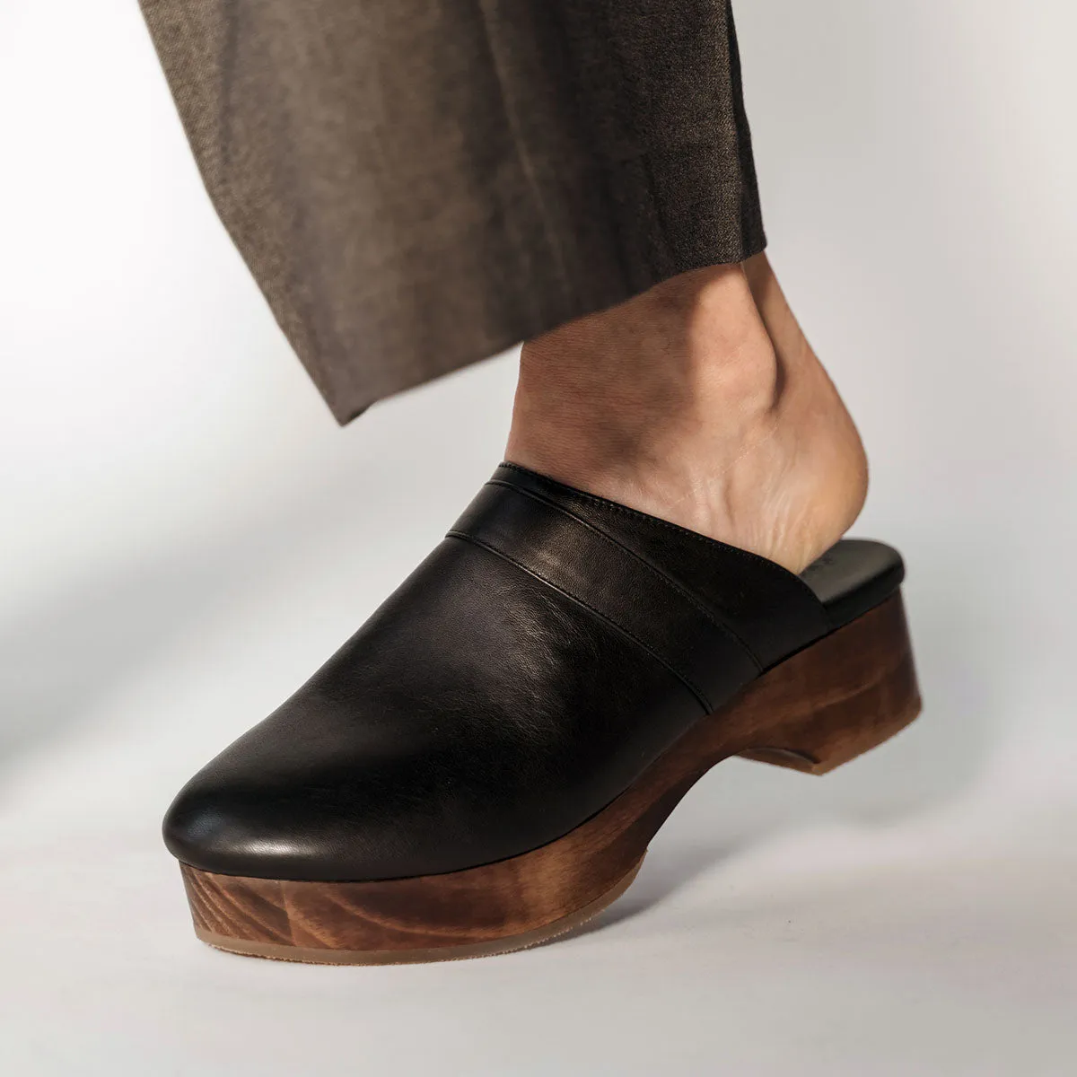 The Brooklyn Clog Black