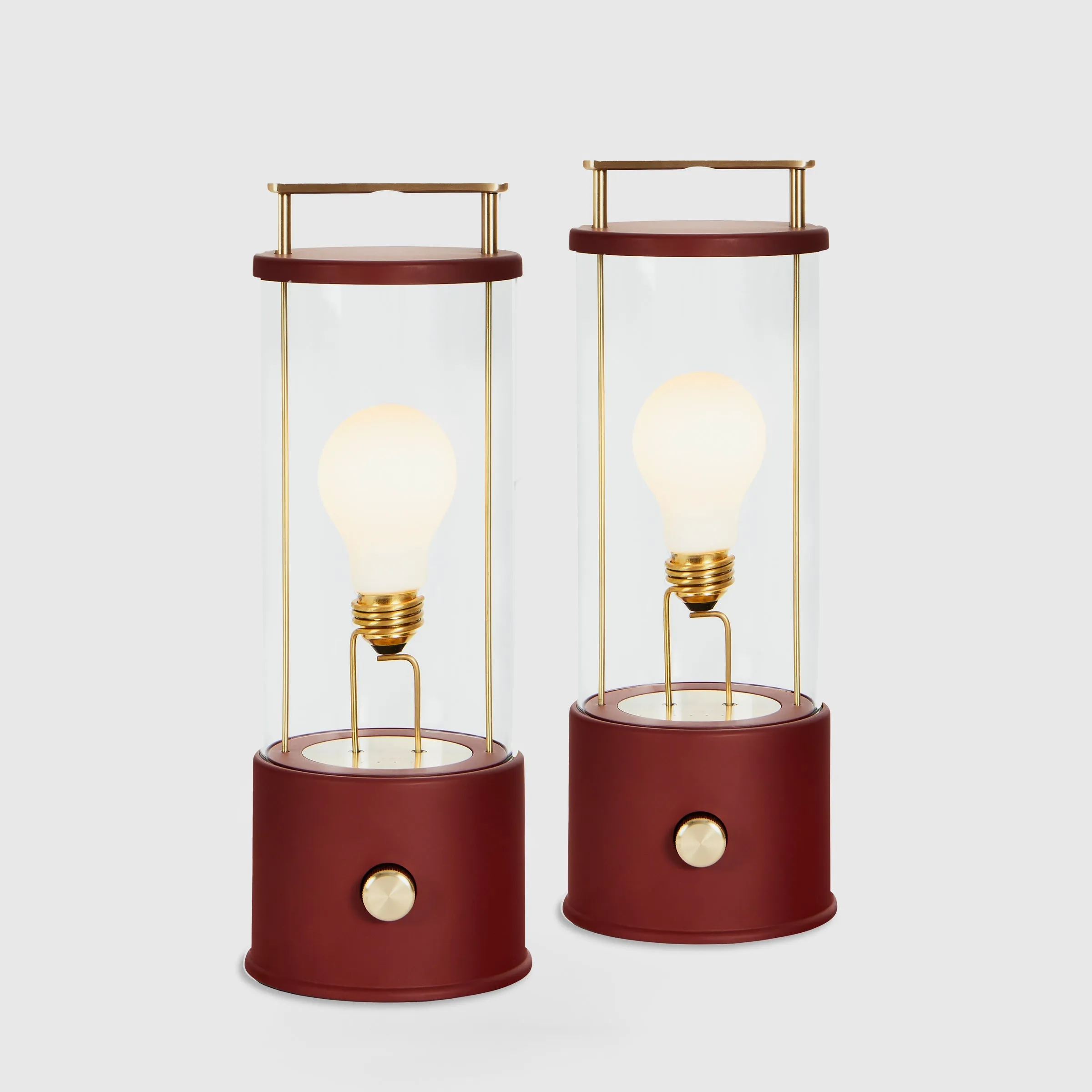 The Muse Portable Lamp in Pomona Red - Set of 2