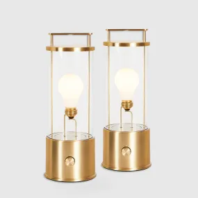 The Muse Portable Lamp in Solid Brass - Set of 2