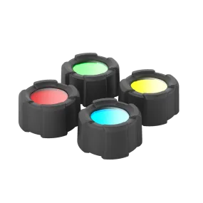 Torch Colour Filter Caps 32.5mm, Set of 4 for MT10 Torch