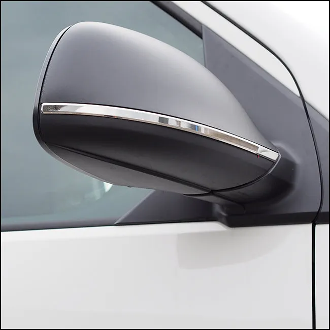 VW T5.1, T6 campervan  stainless steel Mirror Trims Ideal Gift show van