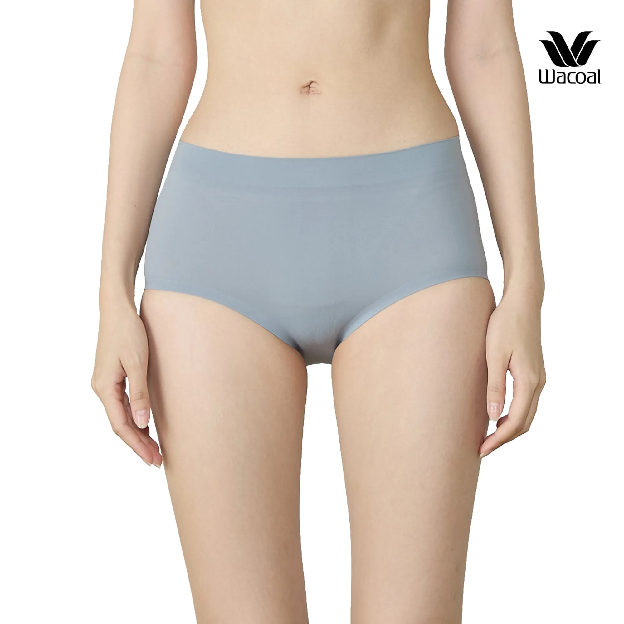 Wacoal Mood Smooth Bra ชุดชั้นในวัยรุ่น บราไร้ตะเข็บ รุ่น MM1X82 สีเขียวออกเทา (GV)