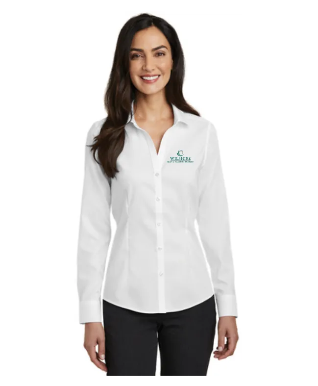 WH - Red House® Ladies Pinpoint Oxford Non-Iron Shirt