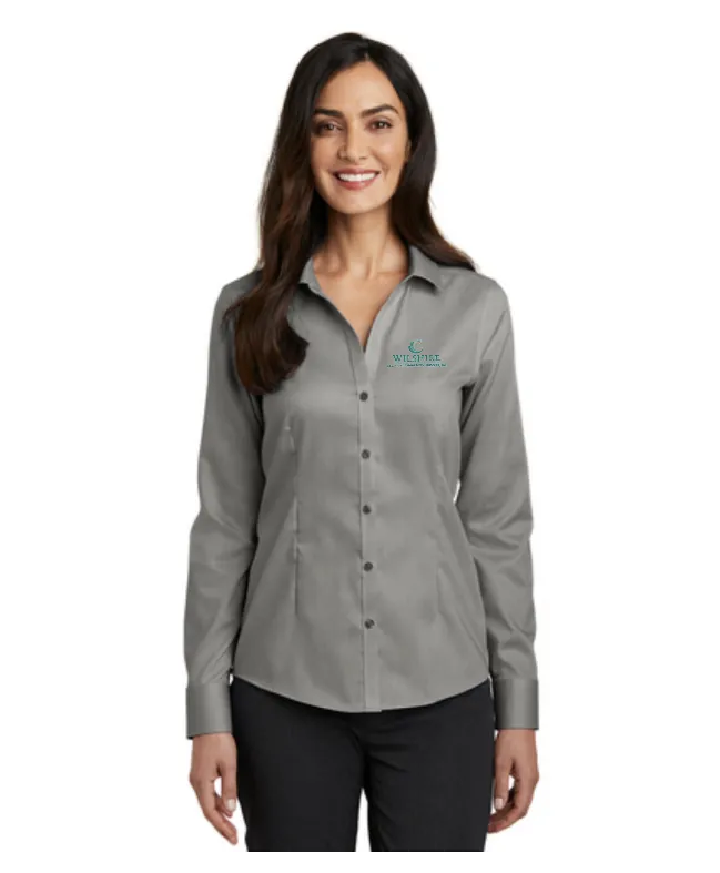 WH - Red House® Ladies Pinpoint Oxford Non-Iron Shirt